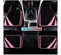 4 pezzi Tappetini per auto/Stile minimalista con motivo/Assorbenti e antiscivolo/Lavabili/Protezione interna elegante/Adatti per berline, utilitarie e SUV/Tutto l'anno/Adatti per neopatentati/Ottimo r