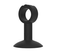 4 pezzi Tappetino for il silenzio Ventosa trasparente Copertura for porta silenziosa Protezione for maniglia for in silicone flessibile for ufficio Per Porte(Black)