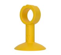 4 pezzi Tappetino for il silenzio Ventosa trasparente Copertura for porta silenziosa Protezione for maniglia for in silicone flessibile for ufficio Per Porte(Yellow)