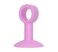 4 pezzi Tappetino for il silenzio Ventosa trasparente Copertura for porta silenziosa Protezione for maniglia for in silicone flessibile for ufficio Per Porte(Pink)