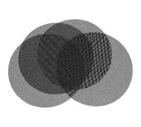 4 Pezzi Tappetino in Silicone per Friggitrice ad Aria Nero, Riutilizzabile | Interno Antiaderente in Fibra di Vetro, Mantiene la Forma, per Cottura in Cucina e Forno