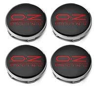 4 Pezzi Tappi Coprimozzo Compatibili per OZ Racing 60mm,Protezione Dalla Ruggine Antipolvere per Ruote Accessorio Decorativo Cerchioni Accessori,Red 2