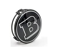 4 Pezzi Tappi Coprimozzo Compatibili per Smart Brabus 75mm,Protezione Dalla Ruggine Antipolvere per Ruote Accessorio Decorativo Cerchioni Accessori,Black