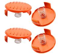 4 pezzi Tappi per rocchetto,Gli accessori della molla sono compatibili con i coprirocchetto di ricambio, tappi per rocchetto in ABS per Black-Decker, tosaerba RC-100-P, rocchetto per tagliabordi AFS