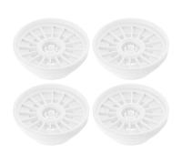 4 Pezzi Tappi per Rocchetto per Macchina da Cucire Singer 51113-456 | Plastica Bianca, Pezzi Leggeri e Facili da Riporre, per Tenere Filo nel Punto Giusto