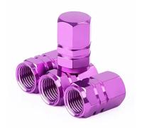 4 Pezzi Tappi Stelo Valvola Pneumatico in Alluminio per Dodge RAM 1500 2500 3500, Cappucci delle Valvole con Anello di Tenuta, Parapolvere Auto Accessori,Purple