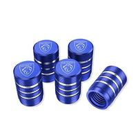 4 Pezzi Tappini Gomme Auto per Peugeot 2008 3008 4008 5008 206 208 408 407 308, Tappi Valvole Pneumatici Auto Metallo Cappucci Parapolvere, Cappuccio Valvola a Prova di Perdita, Accessori per Auto