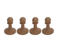 4 pezzi tappo a prova di fulmini per pali da campeggio per le aste da sole barre di supporto per la protezione antide protezione da cappello pali della tenda fulmine per le (Sabbia)