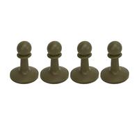 4 pezzi tappo a prova di fulmini per pali da campeggio per le aste da sole barre di supporto per la protezione antide protezione da cappello pali della tenda fulmine per le (Verde)
