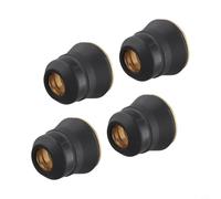 4 pezzi Tappo protettivo per bruciatore da taglio al plasma per porto per freight IPT-65 TI-PC65 58895 IPT-45 TI-PC45 56255 56811 Metallo Plastica Accessori Nero