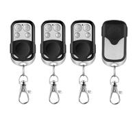 4 pezzi telecomando cancello 433.92 MHz, universale Rolling Code Telecomando Duplicatore, telecomando garage senza fili a 4 pulsanti per porta garage elettrico con coperchio scorrevole