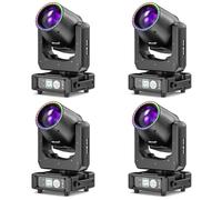 4 pezzi Teste Mobili Luci 230W 7R Beam Mini Luce da Palcoscenico 14 Colori 14 Gobos Luci Discoteca dmx512 Prisma Luce di Scena per DJ Discoteca Natale Club Spettacolo Bar Festa Palcoscenico