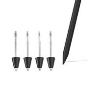 4 Pezzi Titanio Punte di Ricambio per Xiaomi Focus Pen Xiaomi Pad 6S Pro 12,4" & Xiaomi Pad 7/7 Pro 11,2", Più Duraturo, Controllo Preciso, Amichevole Scherm, Nero