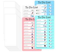4 pezzi To Do List Memo Checklist Board con 30 Fogli Bianchi Lavoro