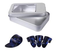 4 pezzi tra cui scegliere pollice e dito, scegliere un dito per chitarra, maniche a mano, punte piatte per pollice, accessori per chitarra, banjo basso acustico, facile da usare