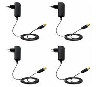 4 Pezzi Trasformatore Alimentatore 36W 12V 3A con Spina UE, Adattatore AC 220V a DC 12V, Alimentatore da Presa per Dispositivi Compatibili 12V