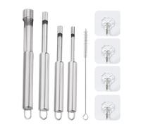 4 pezzi tritatutto per frutta, 4 ganci, 1 spazzola per la pulizia, affettatrice e snocciolatore, sminuzzatore di mele, tritatutto frutta e verdura, accessorio per la cucina