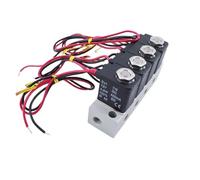 4 pezzi tubo di collegamento valvola collettore OD 5/32 1/8 5/16 1/4 3/8 1/2 elettrovalvola pneumatica ad azione diretta 2V025-06 set valvola gas 24 V CC(1/4",AC110V)