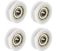 4 Pezzi U Scanalatura Di Guida Cuscinetto Ruota Puleggia Sealed Ferroviaria Sfer
