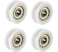 4 Pezzi U Scanalatura Di Guida Cuscinetto Ruota Puleggia Sealed Ferroviaria Sfer