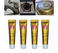 4 pezzi Ultimate Metal Polish Cream, Metal Polish, Gel antiruggine per metallo, Pasta lucidante per metallo per auto da cucina in metallo Potente detergente