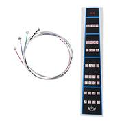 4 pezzi un set di corde per violino E-A-D-G Core Steel+ferita squisita stringa e 1 x violino dito /tastiera adesivo tastiera grafico dito per la taglia 4/4