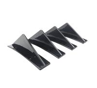 4 pezzi universale per spoiler per auto diffusore paraurti posteriore per auto paraurti per auto diffusore per labbra spoiler per pinna di squalo diffusore anticollisione accessori per splitter auto