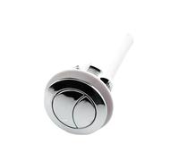 4 pezzi Valvola rotonda for serbatoio WC Pulsante rotondo Doppio interruttore a pressione for serbatoio Asta di risparmio idrico Accessori Doppio scarico 38 mm Per Serbatoio