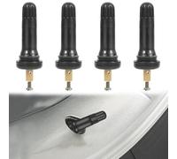 4 Pezzi Valvole a Scatto per Pneumatici, Valvola per Sensore TPMS Valvola del Pneumatico a Scatto Sistema di Monitoraggio della Pressione dei Pneumatici TPMS in Gomma Anti-esplosione Auto