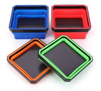 4 Pezzi Vassoio per Magnetico Pieghevole In Silicone, Ciotola per Viti7489