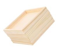 4 Pezzi Vassoio per Puzzle 3d a Sei Facce, Legno | Organizzatore in Legno Color Kaki, Design di Stoccaggio per Blocchi, Aiuta a Prevenire Perdite