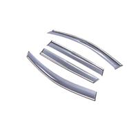 4 pezzi Visiera for finestrini auto compatibile con Ford Mondeo MK4 Fusion Saloon 2014~2022 Tendalini antipioggia Protezione for sopracciglia Copertura deflettore Adesivo Accessorio