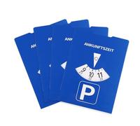 4 Pezzi x Disco Orario Auto Europeo Unificato, Accessori auto interno, Gadget auto, Disco orario automatico, Disco orario Auto per parcheggio Maxi Auto Camion