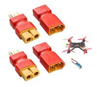 4 Pezzi XT60 Femmina a Maschio Deans T Connettore Adaptateu,Connettore xt60,xt60 connettore,Presa xt60,Wireless RC LiPo Connettori Batteria,per auto RC aereo Lipo Battery ESC