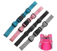4 Pezzi Zaino Cinghie Borsa Spallaccio Cinghie Pettorali per Bambini Zaino Regolabile Cintura Toracica Fascia Toracica Bambini Cinghia per Zaino Cintura la Scuola Fuori Viaggio