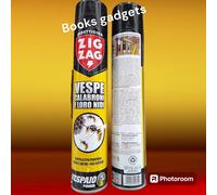 4 pezzi Zig Zag Insetticida Spray Vespe Calabroni e loro Nidi Getto Oltre 5mt