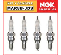 4 Pezzo - Candele NGK MAR8B-JDS, BMW R 1200 GS/R /Rt , Da 2010, 8765,