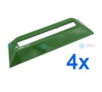 4 Pezzo You.S Felgenhalter Cerchioni Verde RAL6010 Supporti Esposizione