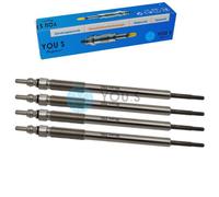 4 Pezzo You.S Originale Candelette per Mitsubishi L 200 / Triton (K_T) 2.5 di-D