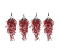 4 piante finte da appendere, progettate per uso interno ed esterno, adatte per decorare pareti, portici, balconi, giardini e luoghi per eventi