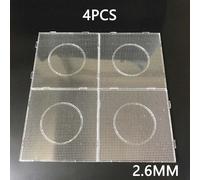 4 Piastre Quadrate 14,5 cm per Perline da Stirare Hama 2,6/5 mm