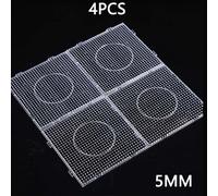 4 Piastre Quadrate 14,5 cm per Perline da Stirare Hama 2,6/5 mm