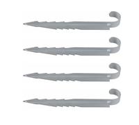 4 picchetti da terra resistenti universali, gancio da giardino per paesaggio, ancoraggi di fissaggio per altalena, cortile, giardino, paesaggio, picchetti di ancoraggio