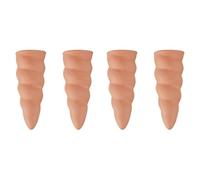 4 picchetti per irrigazione delle piante, annaffiatori automatici per le vacanze, dispositivi di irrigazione delle piante in terracotta per bottiglie di vino, ideali per piante da interno ed esterno