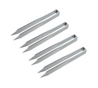 4 picchetti per trampolino rosa ad arco kit di ancoraggio a terra chiodi picchetti in acciaio inox resistenti da giardino ad arco in acciaio inossidabile ancoraggi ad arco