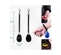 4-Piece Multi-Color Pet Training Clicker with Adjustable Wrist Strap for Dogs, Cats, and Horses