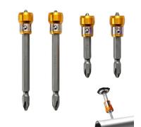 4-piece ph2 magnetic screw-holding bit set,Magnetic Positioning Screwdriver Bits PH2 Bits, 1/4" Hex Shank Drywall Screw Bit,Compatible for Impact Screwdriver, for Home DIY and Repairs(4PCS)