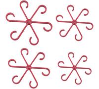 4-Piece Plant Stem Supports Set, Climbing Indoor Plant Stakes With Fixing Clips, Various Sizes Training Frames For Monstera Alocasia Flowers, Garden Flower Stem Gathering Holders, 4 Colors Available