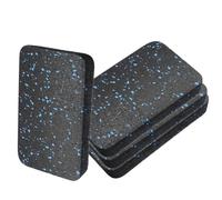4-Piece Treadmill Pads, Anti Vibration Walking Floor Pads,3.94x3.94x0.47 Inches Padding No Vibrate, Home Gym Accessories for Indoor Outdoor Yoga Men Women Exercise Equipment