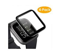 4 Pieces 3D Curved Screen Protector, Full Coverage, Waterproof and Scratch-Proof Bubble-Free Tempered Glass Protective Case